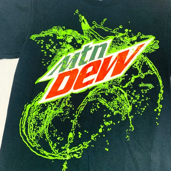 Men's S Mountain Dew Graphic T-Shirt - Picture 5 of 7